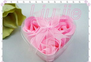 七夕礼品新选择 24朵心形玫瑰香皂花礼盒，手工皂纸香皂的浪漫与实用